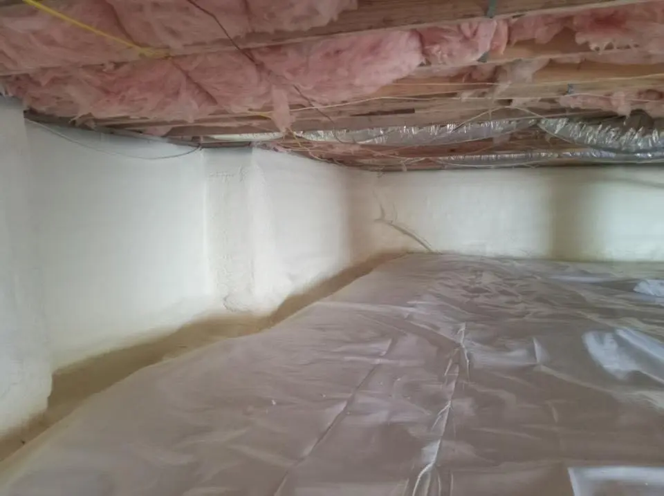 Crawl space encapsulation with closed-cell spray foam for Roof Maintenance in Riviera Beach